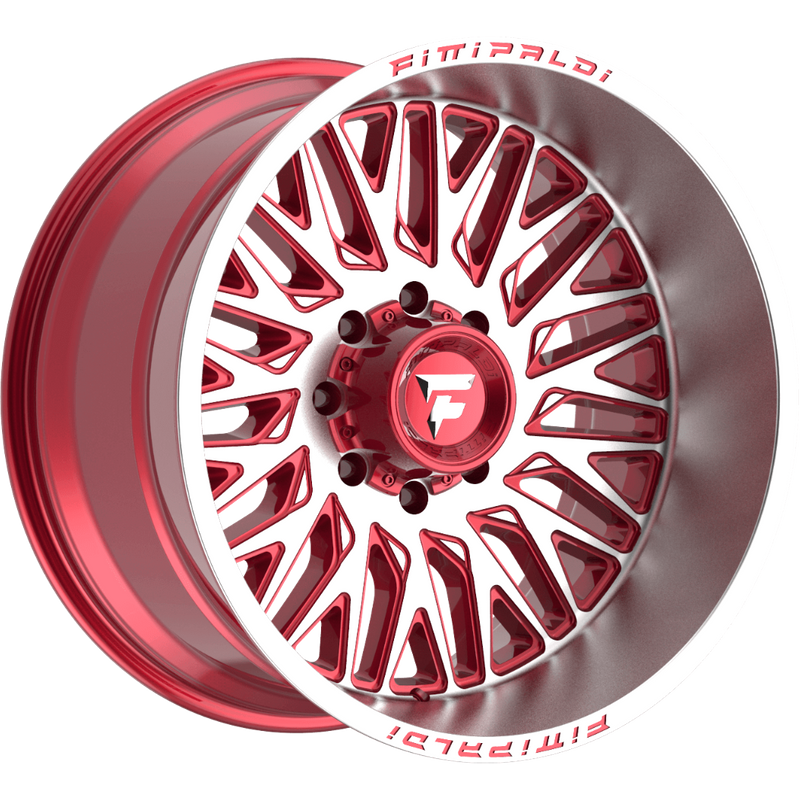 Fittipaldi Offroad FA07MR Machined Red Wheel - 26x12 -8x165.1 — Wheels & Rims