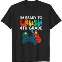 Ready To Crush 4th Grade Video Gamer T-shirt for Men