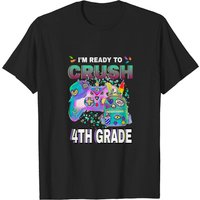 T-shirt pour hommes I'm Ready To Crush 4th Grade Video Game — T-shirts pour hommes