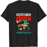 T-shirt pour enfants « Je suis prêt à écraser la maternelle » Monster Truck — T-shirts pour hommes