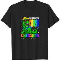 T-shirt pour hommes Kids I m Ready to Crush Kindergarten Dinosaur — T-shirts pour hommes