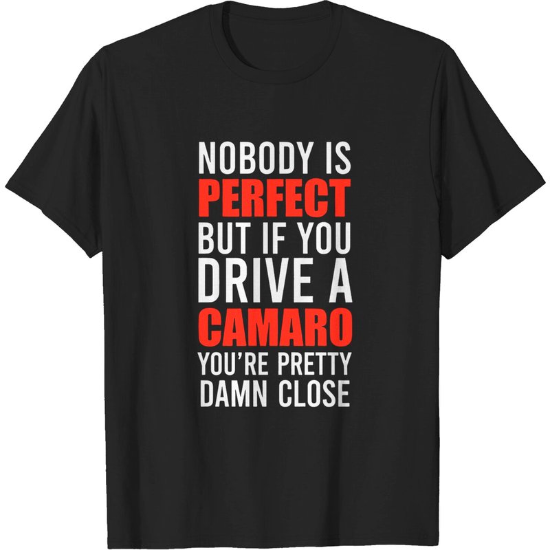 T-shirt Noir Camaro Owners pour Hommes — T-shirts pour hommes