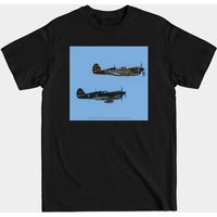 P-40 Warhawks In Formation - P 40 Warhawk Men's T-Shirt