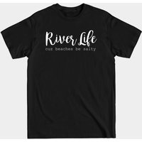 River Life - T-shirt pour hommes River en noir — T-shirts pour hommes