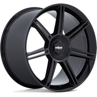 Rotiform FRA Gloss Black Wheels with M-Black Spokes - 22x10 — Wheels & Rims