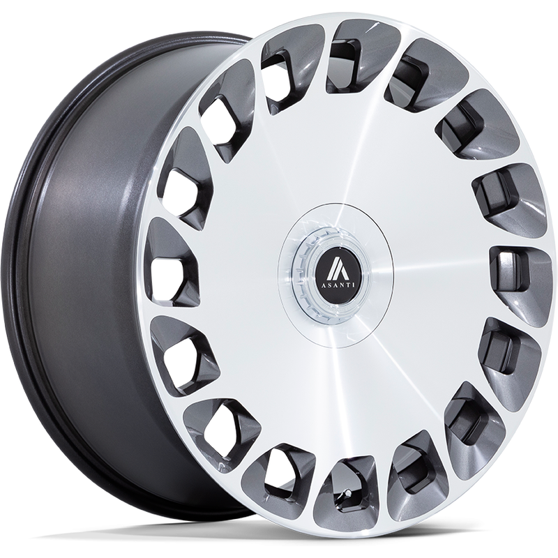 Asanti Black AB045 Aristocrat Gloss Platinum Wheel - 20x10.5