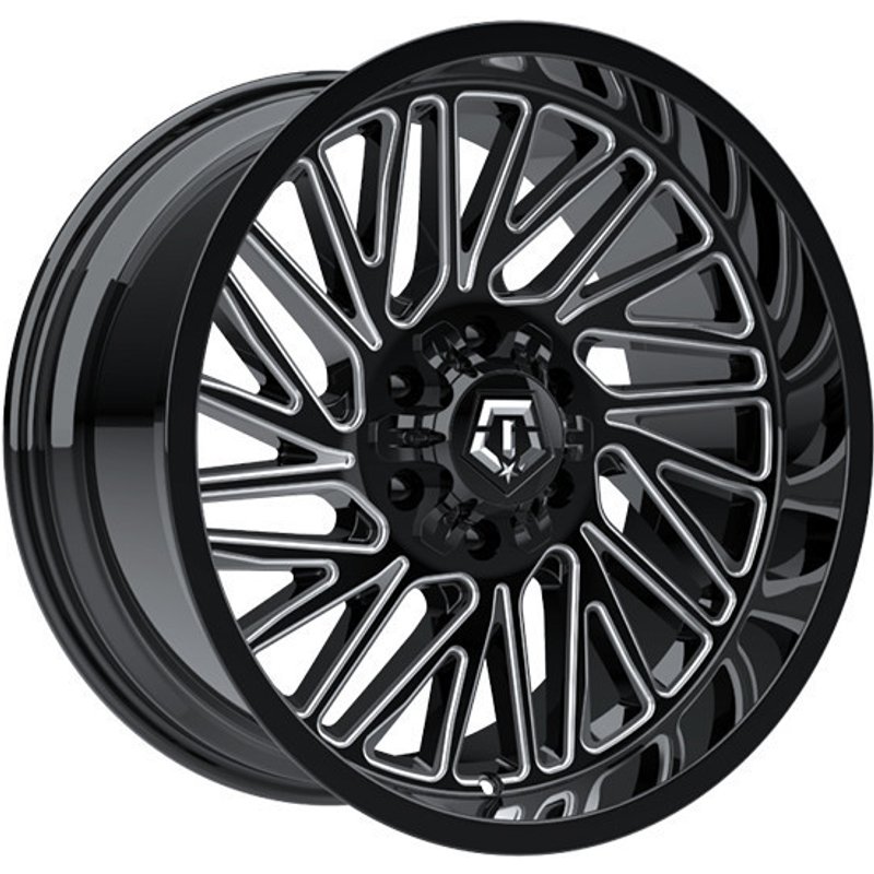 TIS 553BM Black Milled Wheels - 20x9 - 8x165.1 Bolt Pattern