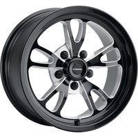 American Muscle 149 Patriot Gloss Black Milled Wheels - 15x10 — Wheels & Rims