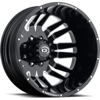 Roues Vision HD 401 Rival Gloss Black Machined Face - 20x8.25 — Roues et jantes