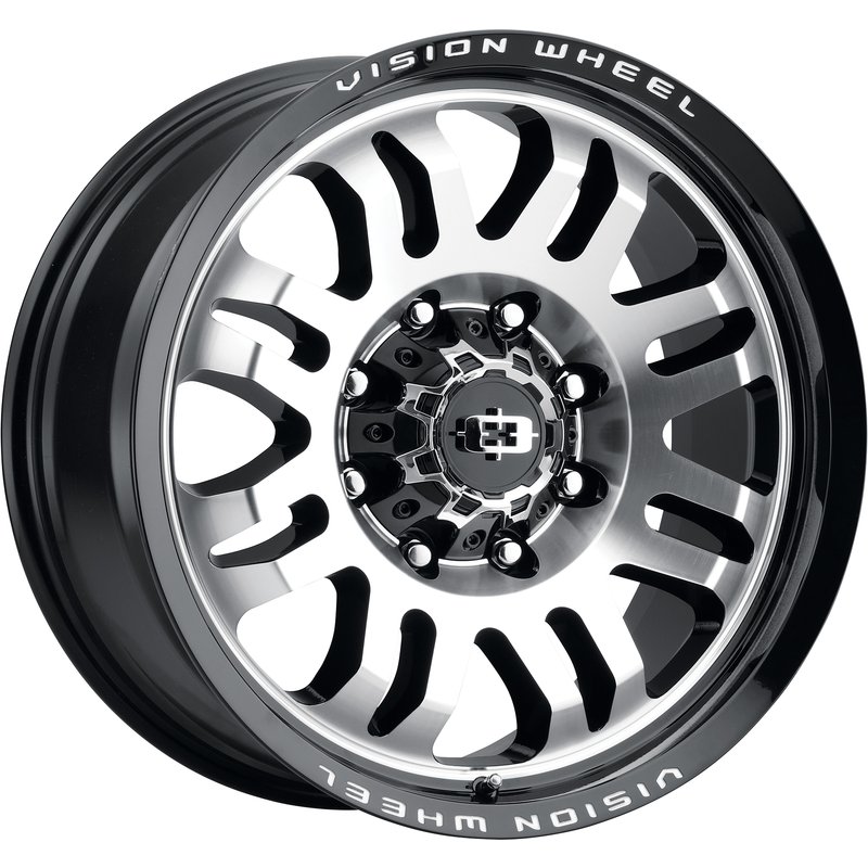 Jantes Vision 409 Inferno Noir Brillant Usiné 20x9 6x135 — Roues et jantes