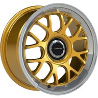 Vision Wheel 478 Alpine Gold Machined 20x8.5 5x100 35 Offset — Wheels & Rims
