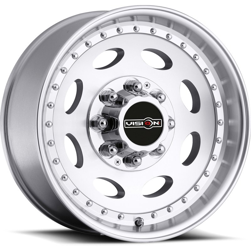 Vision HD 81 Heavy Hauler Machined Wheels - 16x6 - 8x165.1 — Wheels & Rims