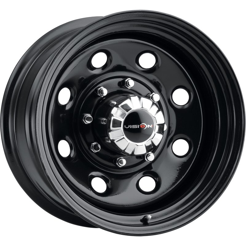 Vision HD 85 Soft 8 Gloss Black Wheels - 15x10 - 5x120.65 -39 Offset