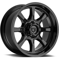 Gear Off Road 772B Black Wheels - 17x9 - 5x135 Bolt Pattern — Wheels & Rims