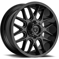 Gear Off Road 771B Black Wheels - 18x9 - 8x180 Bolt Pattern — Wheels & Rims