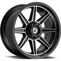 Gear Off Road 773MB Machined Black Wheels - 18x9 - 6x135 Bolt Pattern