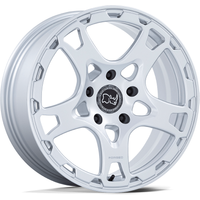 Black Rhino Klaue Silver Wheels - 18x8 - 5x130 Bolt Pattern