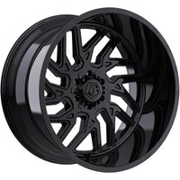 TIS 544B Black Wheel - 22x12 - 8x170 Bolt Pattern -44 Offset