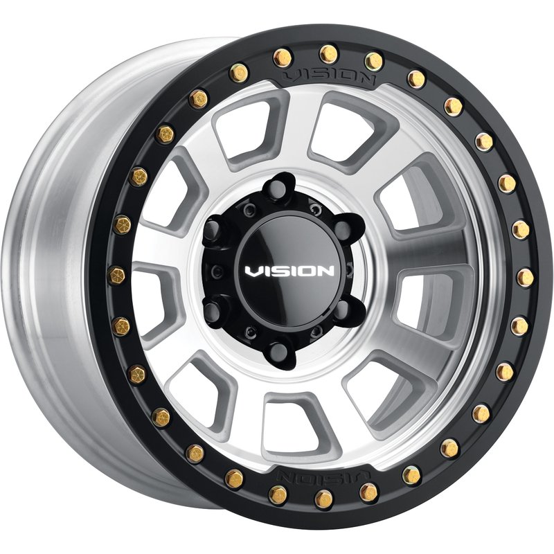 Vision Off Road 350 Ojos Beadlock Machined Wheels - 17x9 -5x127 — Wheels & Rims