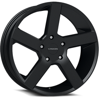 Vision Wheel Switchback Satin Black 22x9.5 5x120 30 Offset — Wheels & Rims