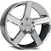 Vision Wheel Switchback Chrome 22x9.5 6x135 Bolt Pattern Rims