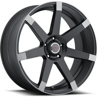 Vision Wheel 9042 Sultan Matte Black Gray Tinted 22x9.5 Rims — Wheels & Rims