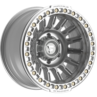 Fittipaldi Offroad FB152M Silver Wheel - 17x9 - 8x165.1 Bolt Pattern