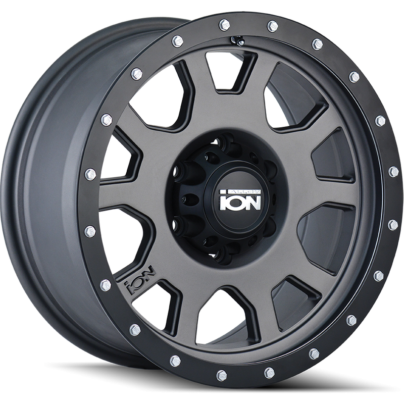 ION 135 Matte Gunmetal Wheels - 20x9 - 5x127 Bolt Pattern — Wheels & Rims