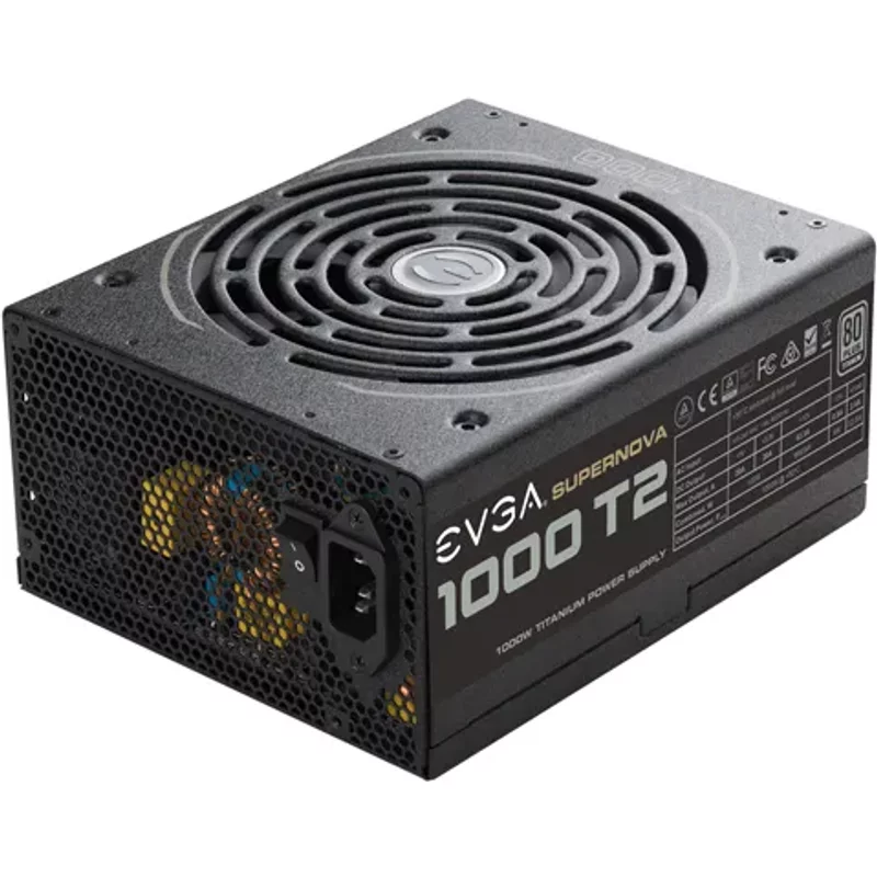 Evga SuperNOVA 1000 Watts 80-Plus Titanium ATX Modular Power Supply — Power Supplies