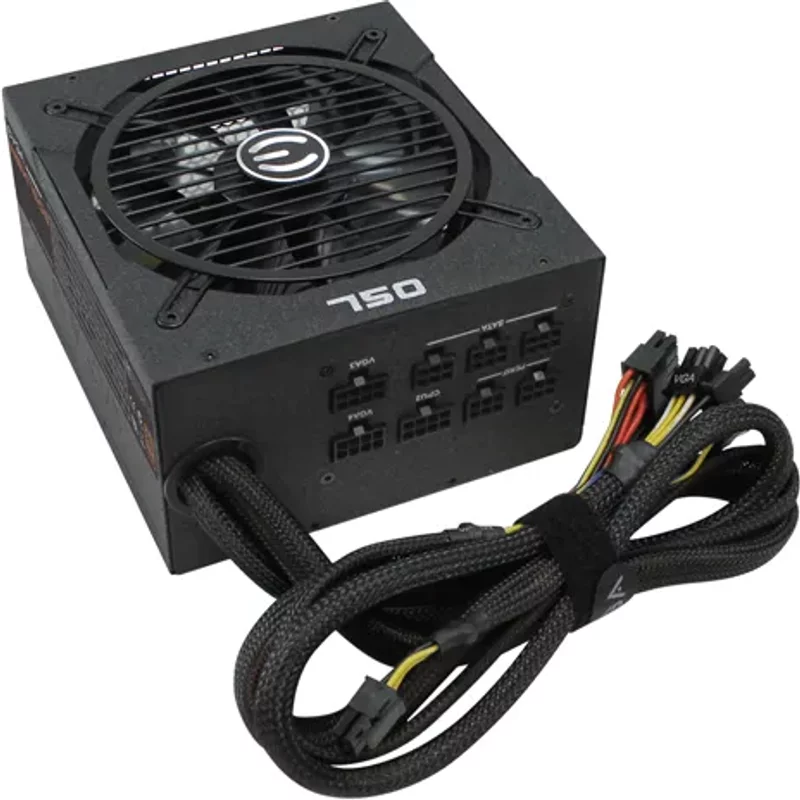 Evga SuperNOVA 750W 80-Plus Bronze 24-Pin ATX Semi-Modular Power Supply — Power Supplies