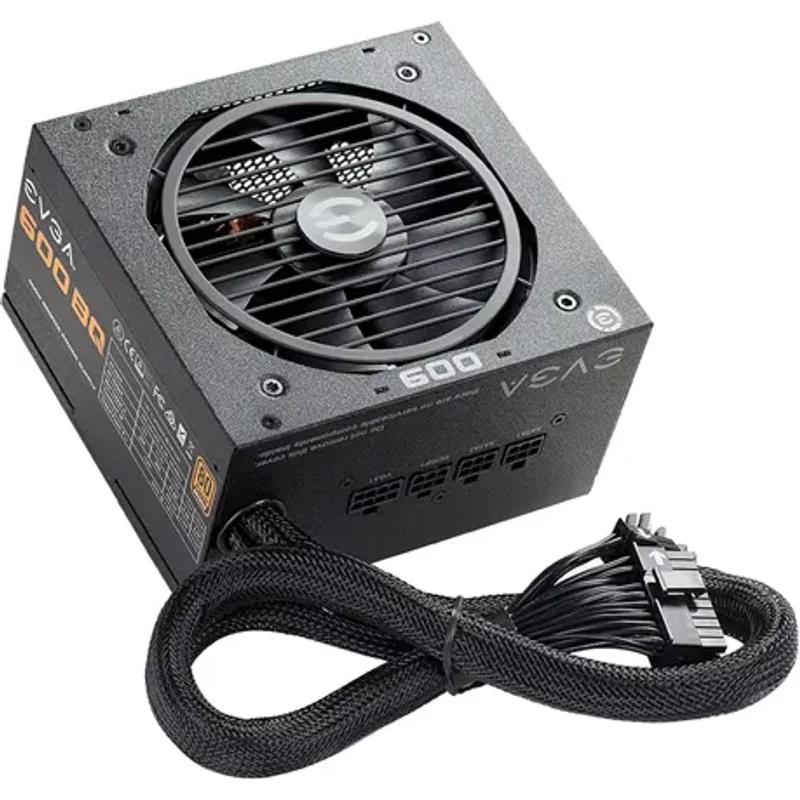 Evga 110-BQ-0600-K1 600W 80-Plus Semi-Modular ATX Power Supply — Power Supplies