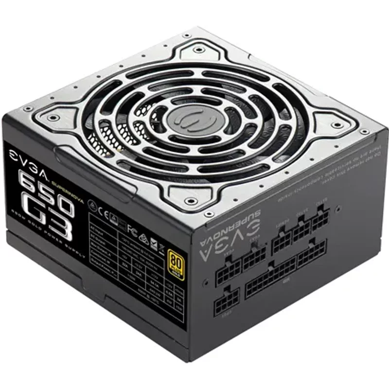 Evga SuperNOVA 650 Watts Fully Modular Power Supply 220-G3-0650-Y1 — Power Supplies