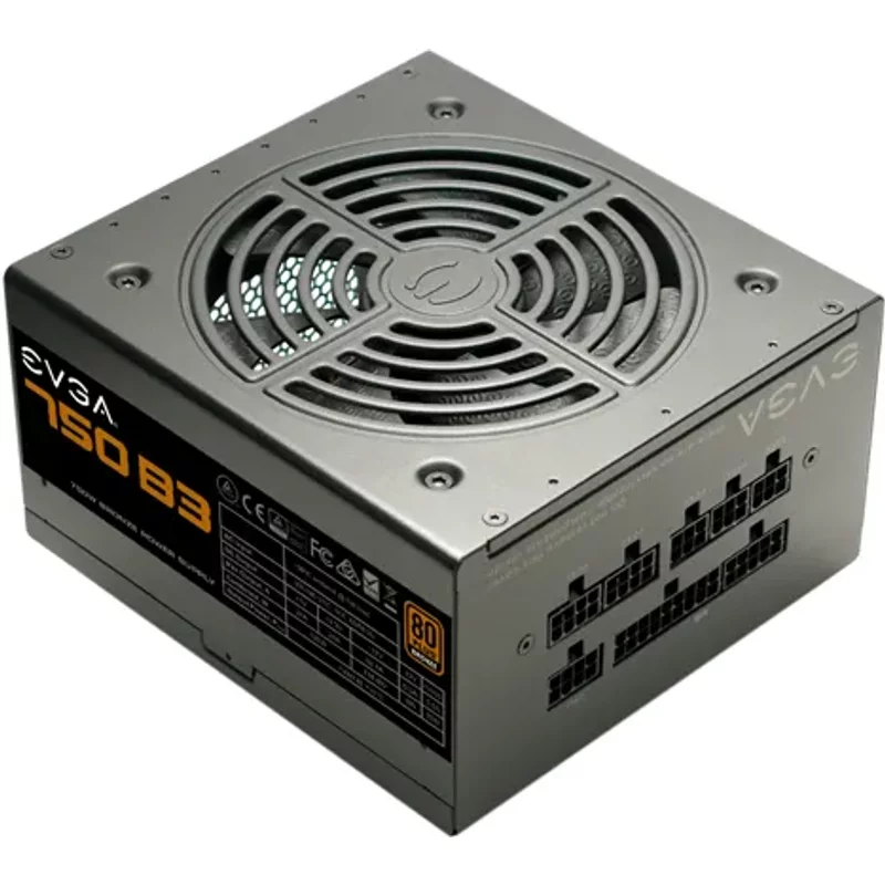 Evga 220-B3-0750-V1 750W 80-Plus Bronze Fully Modular Power Supply — Power Supplies