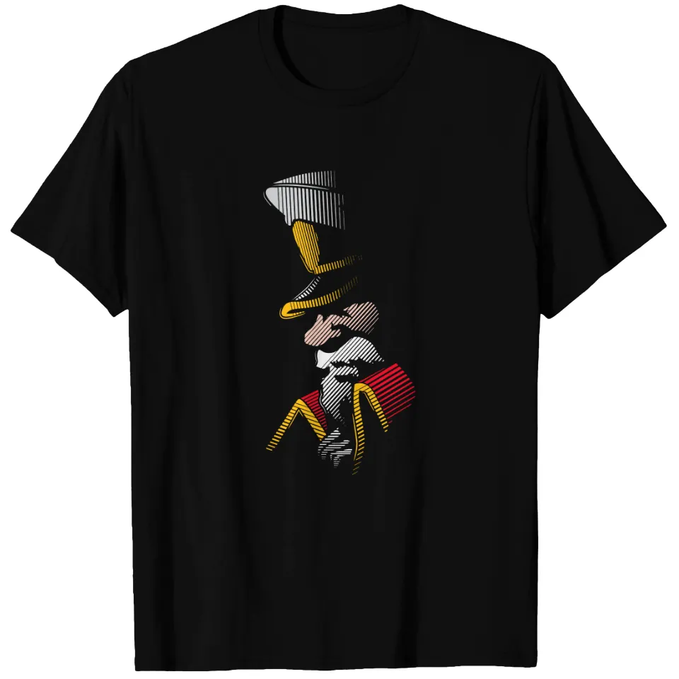 T-shirt lourd pour hommes 051c Okita en noir — T-shirts pour hommes