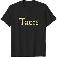 Tacos Men's T-Shirt in Black