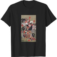 Jyakuchu Ito: Fowls (Gunkei-zu) T-Shirt for Men - Black