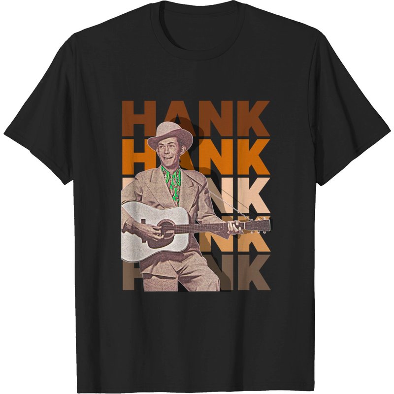 T-shirt pour hommes Hank Williams Fanart Légende Country — T-shirts pour hommes