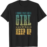 T-shirt de hockey sur gazon Girl Girl pour hommes - Noir — T-shirts pour hommes