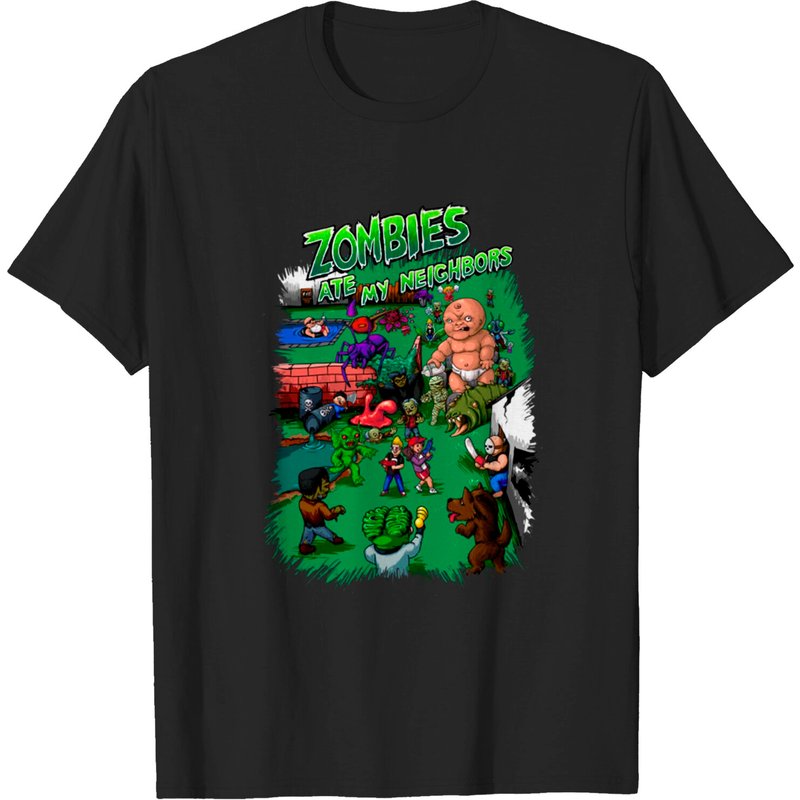 Zamn - Zombies Ate My Neighbors Men's T-Shirt — Mens T Shirts