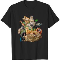 T-shirt Animals Group pour hommes - Noir — T-shirts pour hommes
