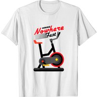 T-shirt de cyclisme Funny Spin Class Going Nowhere Fast pour hommes — T-shirts pour hommes