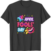 April Fool T-Shirt for Men in Black — Mens T Shirts
