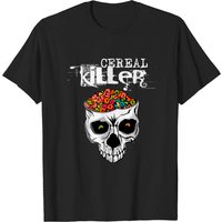 Thread Science Cereal Killer Skull T-Shirt for Men