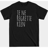 I Don't Regret Anything French T-Shirt for Men — Mens T Shirts