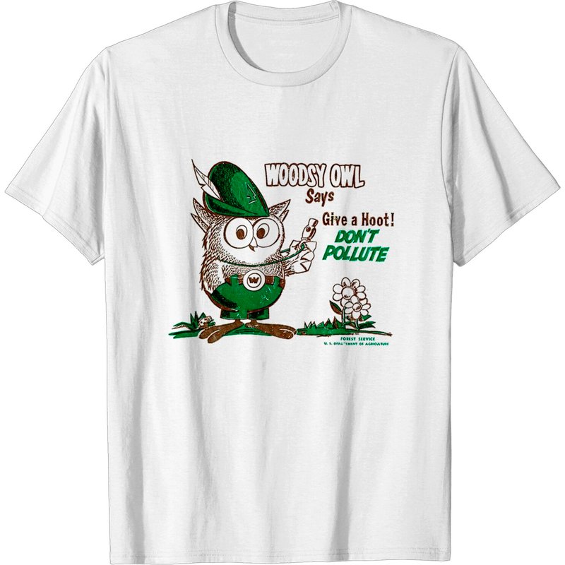 Give A Hoot - Woodsy The Owl T-shirt pour hommes — T-shirts pour hommes