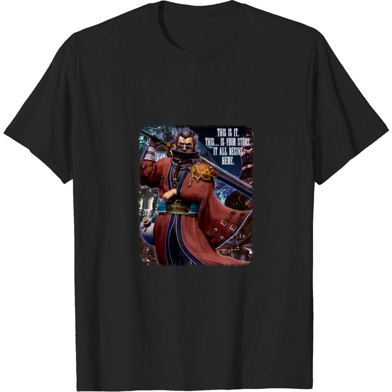 Final Fantasy X Auron Guardians T-Shirt for Men — Mens T Shirts