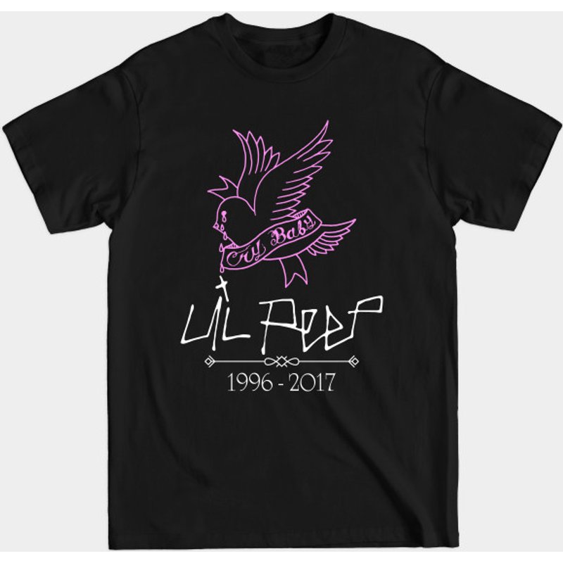 Lil Peep Rapper Cry Baby Hell Boy T-Shirt for Men — Mens T Shirts
