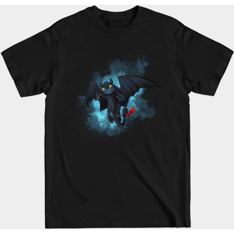 Alpha Toothless Men's T-Shirt - Black