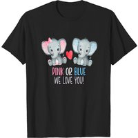 T-shirt pour hommes avec éléphant mignon pour révélation de genre — T-shirts pour hommes