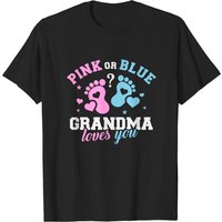 Gender Reveal Grandma T-Shirt for Men - Black — Mens T Shirts